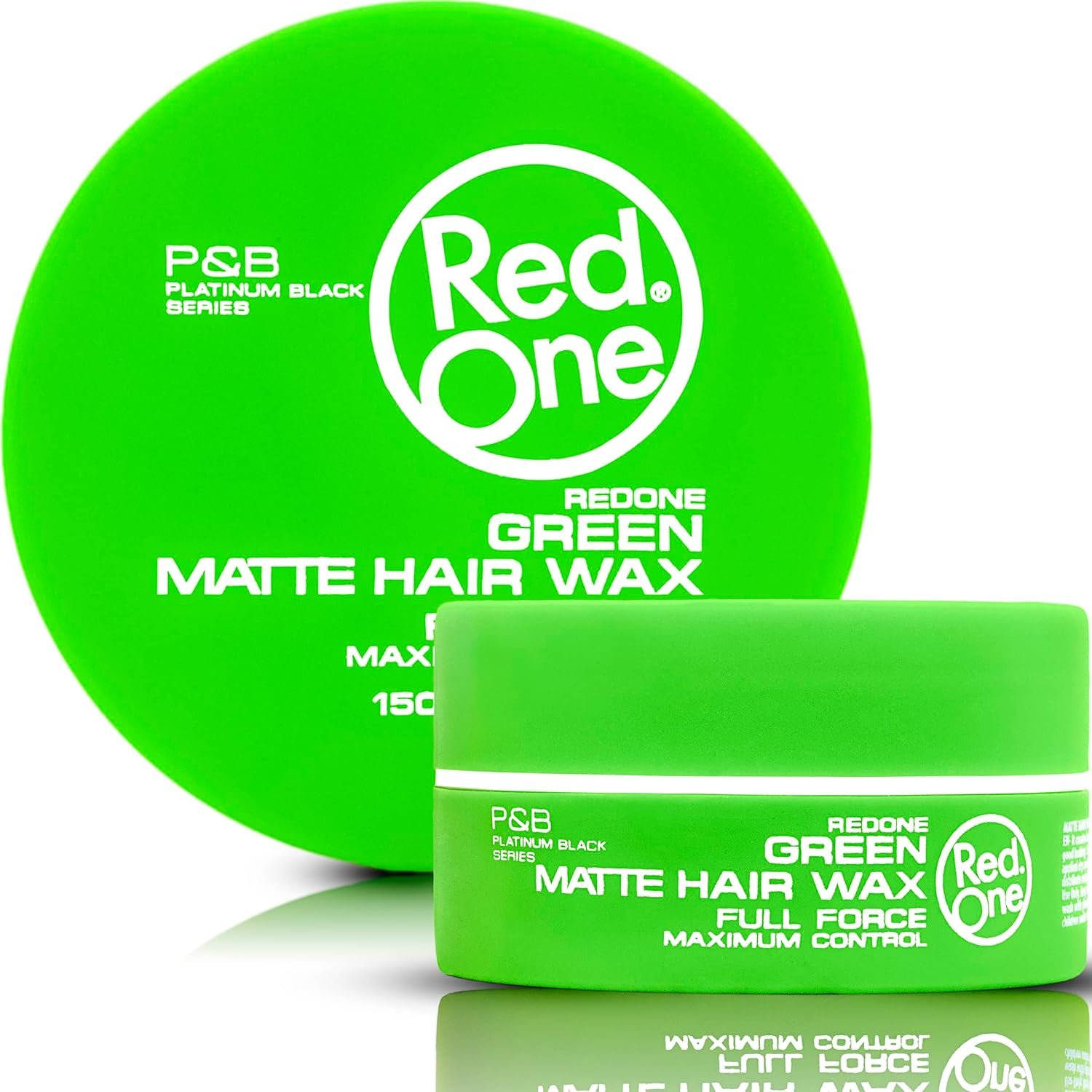 RedOne-Haar-Wax grün RedOne Mattes Haarwachs Grün 150 ml – Ultrastarker Halt Kokosnussduft – Bild 1