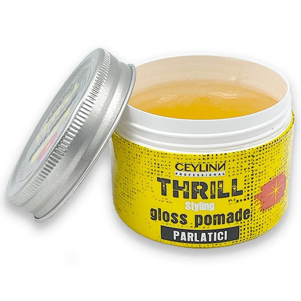 ceylinn thrill wax gelb Ceylinn THRILL Gloss Pomade Haarwachs 150 ml – Bild 1